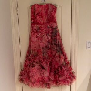 Marchesa Notte Blush Pink Gown 8